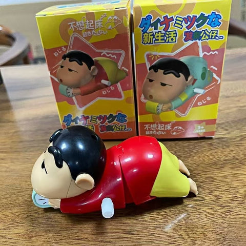 Crayon small new dynamic new life series blind box clockwork movable crawling tide play animation figure ornament toy