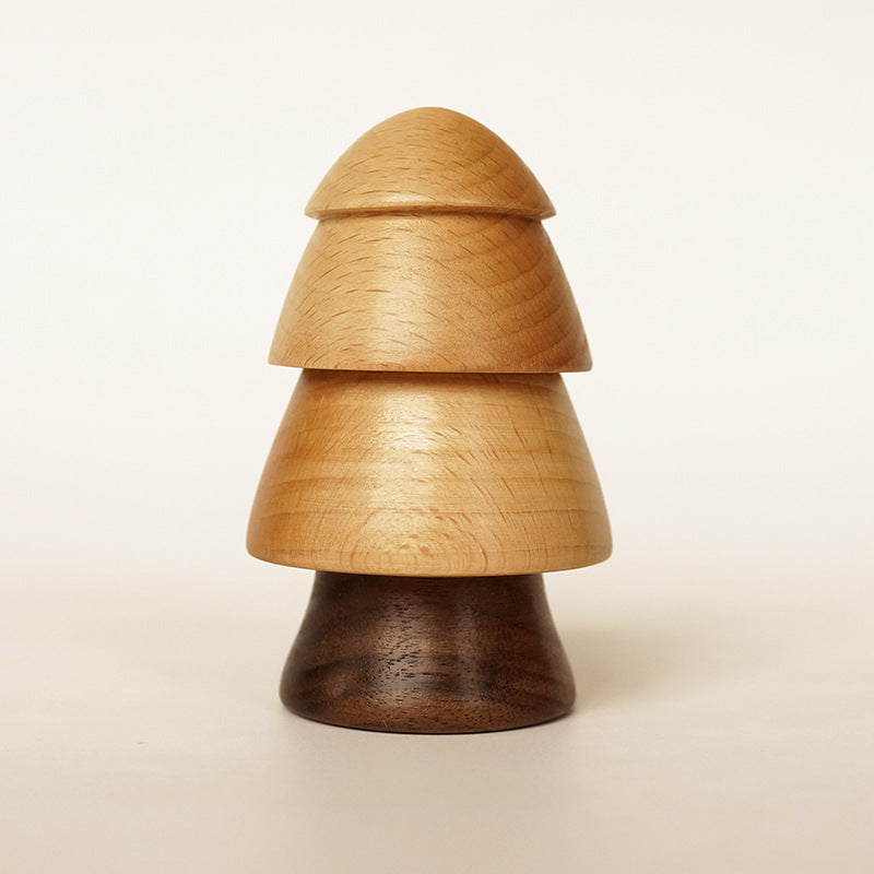 Solid Wood Small Tree Toothpick Box