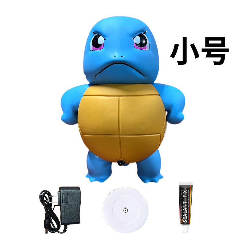 Squirtle that can spray water, Pokémon with water on the outer pendant, large arrogant Squirtle elf