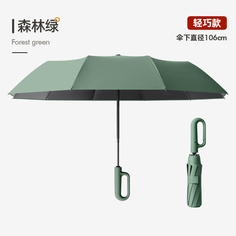 Parapluie résistant aux intempéries avec boucle à anneau
