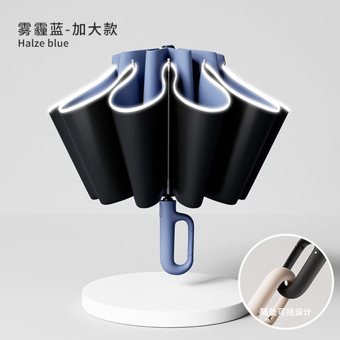Parapluie résistant aux intempéries avec boucle à anneau