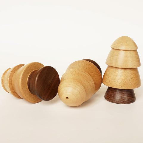 Solid Wood Small Tree Toothpick Box