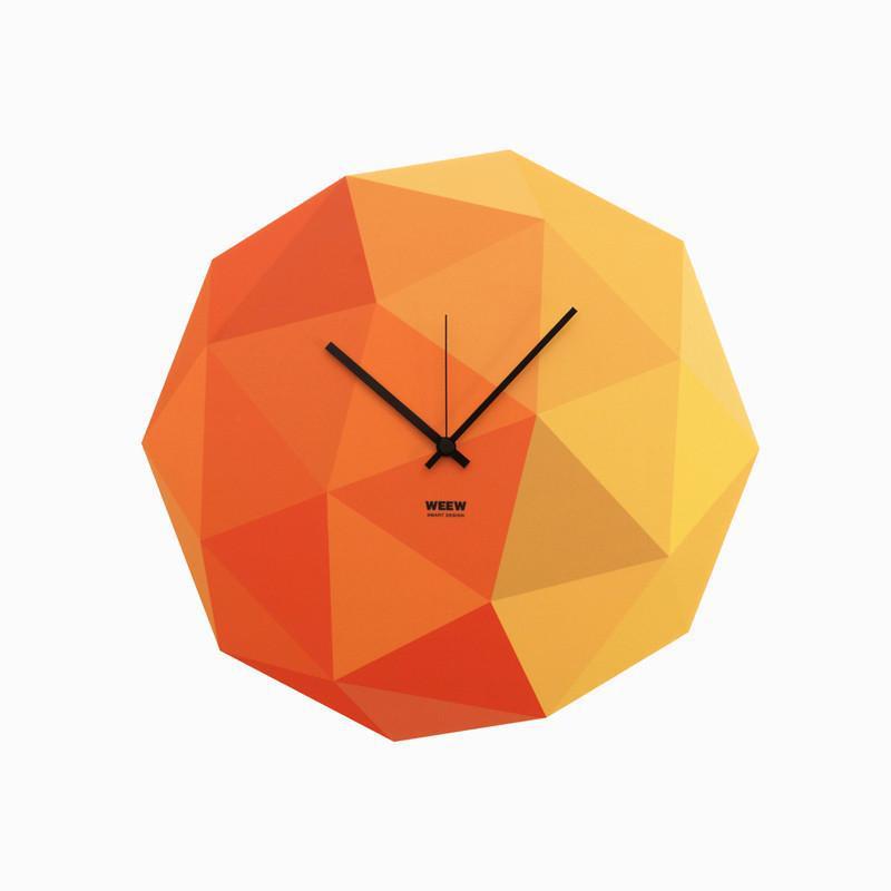 Timeshape壁鐘 - 黃色