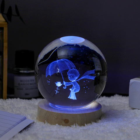 Little Prince and Rose Series Crystal Ball